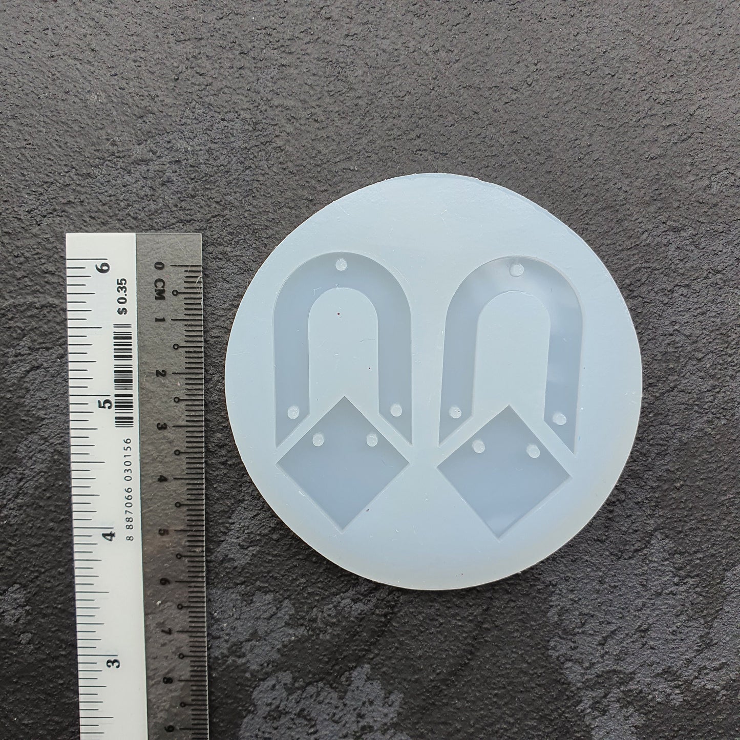 Silicone earrings mold mould for resin and epoxy