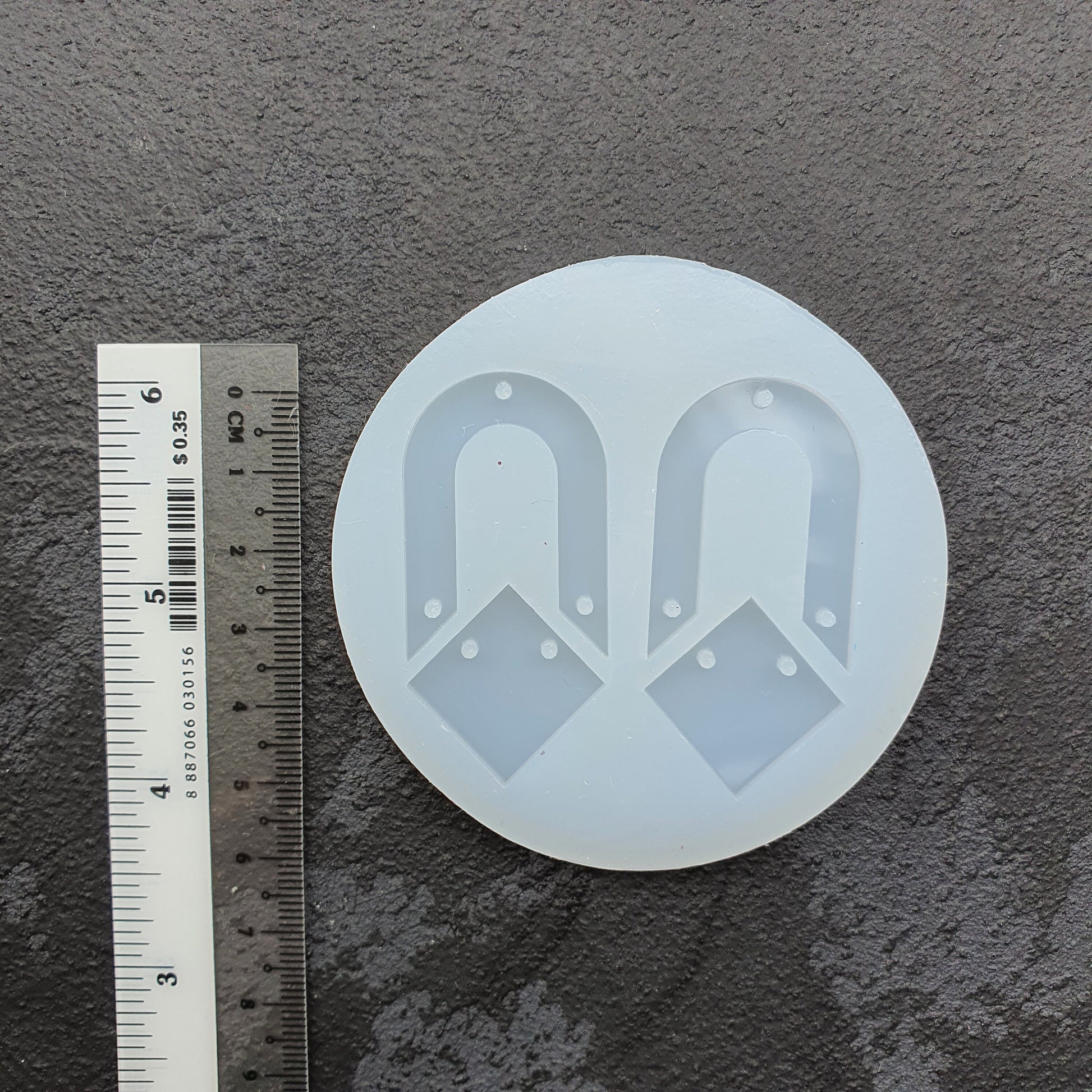 Silicone earrings mold mould for resin and epoxy