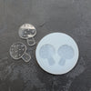 Silicone earrings mold "Mushrooms" mould for resin and epoxy - Luxy Kraft