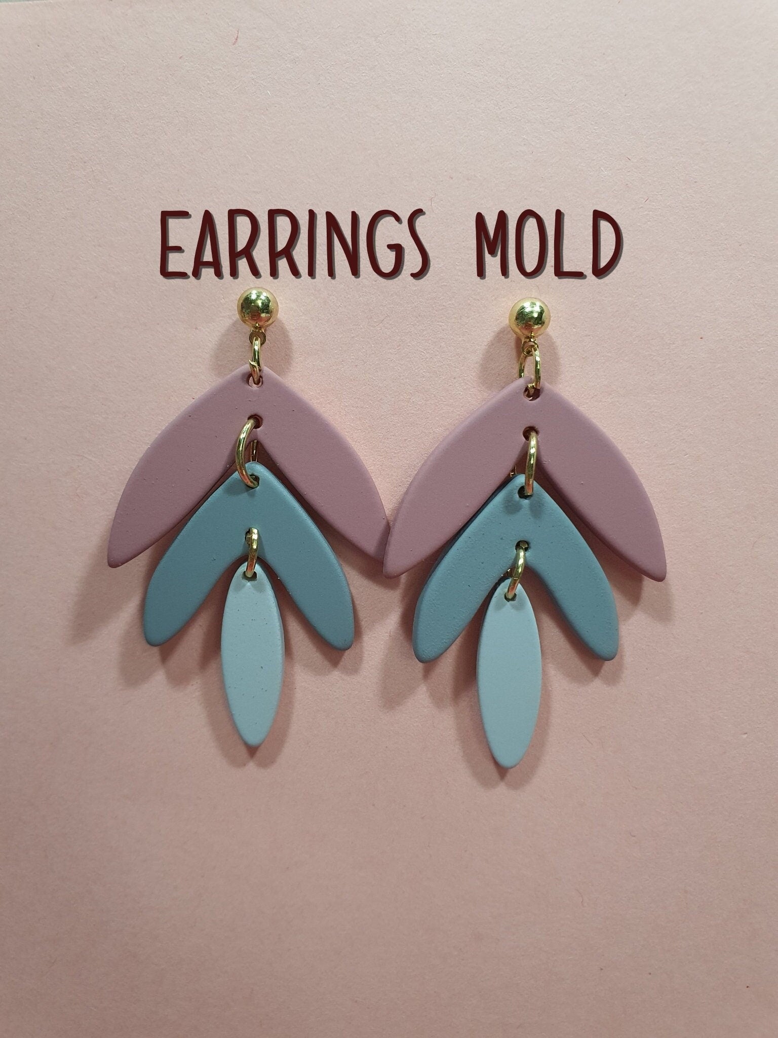 Silicone earrings mold mould for resin and epoxy - Luxy Kraft