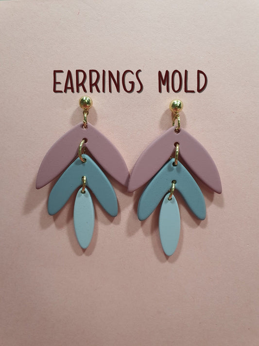 Silicone earrings mold mould for resin and epoxy - Luxy Kraft