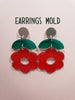 Silicone earrings mold "Flower" mould for resin and epoxy - Luxy Kraft