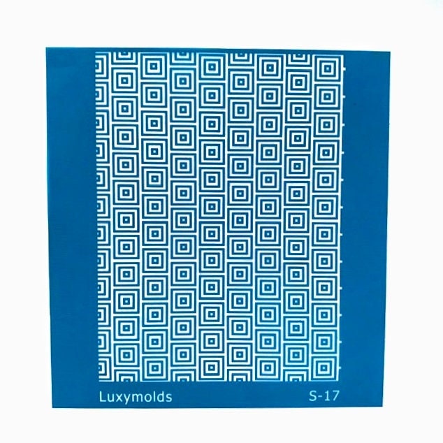 Silk screen stencil for polymer clay "Luxymolds" S-17 - Luxy Kraft