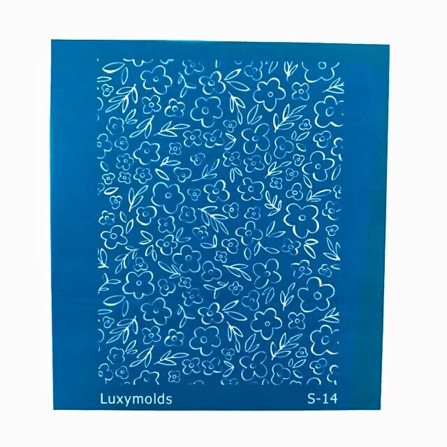 Silk screen stencil for polymer clay "Luxymolds" S-14
