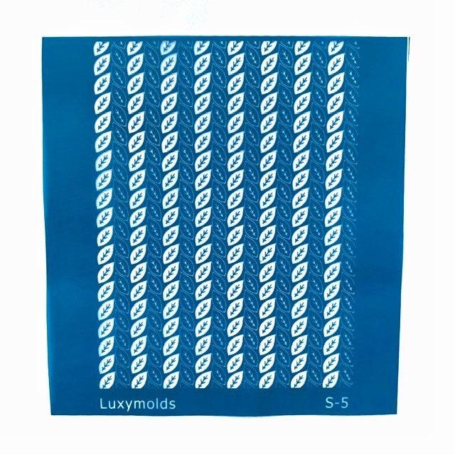 Silk screen stencil for polymer clay "Luxymolds" S-5 - Luxy Kraft