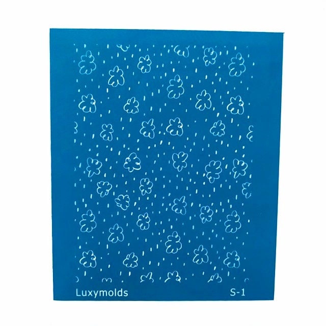 Silk screen stencil for polymer clay "Luxymolds" S-1 - Luxy Kraft