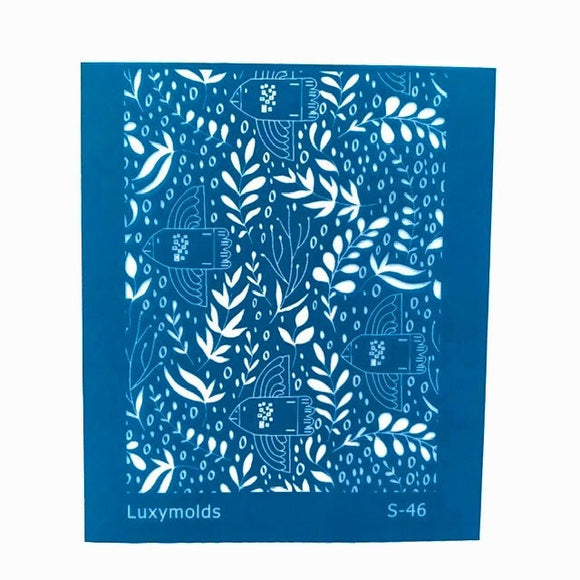 Silk screen stencil for polymer clay 