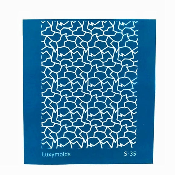 Silk screen stencil for polymer clay 
