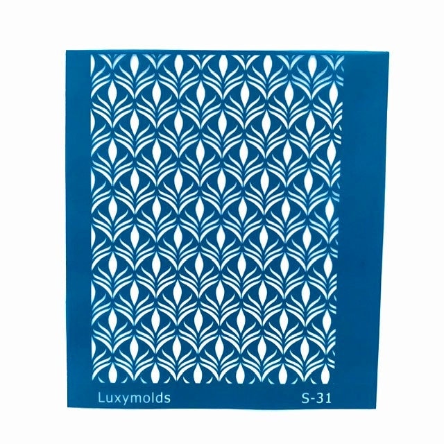 Silk screen stencil for polymer clay "Luxymolds" S-31 - Luxy Kraft