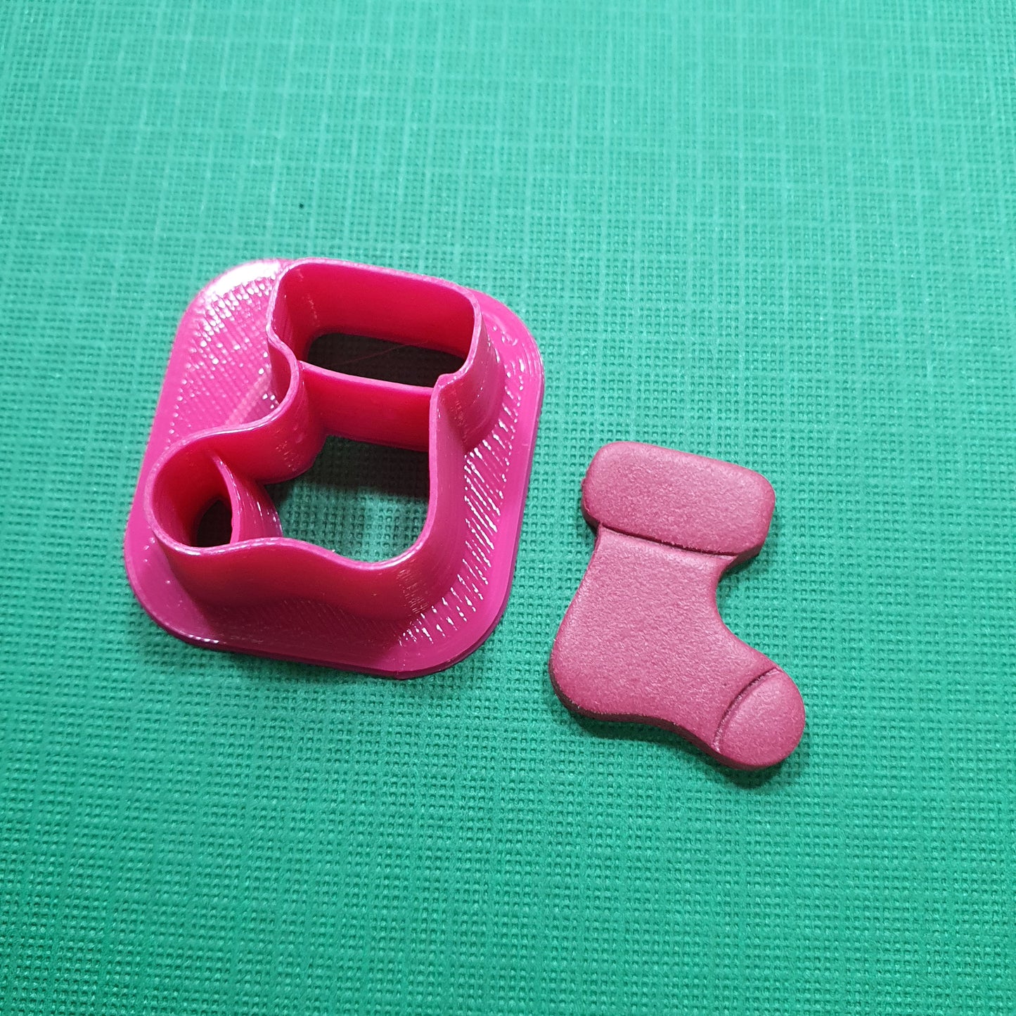 Clay cutters Polymer clay tools "Christmas stocking" earrings jewelry cutters