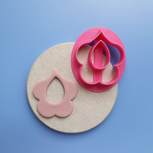 Earrings Polymer clay 3D cutters Geometry Jewelry shape cutter