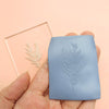 Embossing stamp for polymer clay "Rosemary" Floral texture plate Flower debossing stamp Acrylic stamps - Luxy Kraft