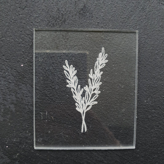 Embossing stamp for polymer clay Floral texture plate Flower debossing stamp Acrylic stamps