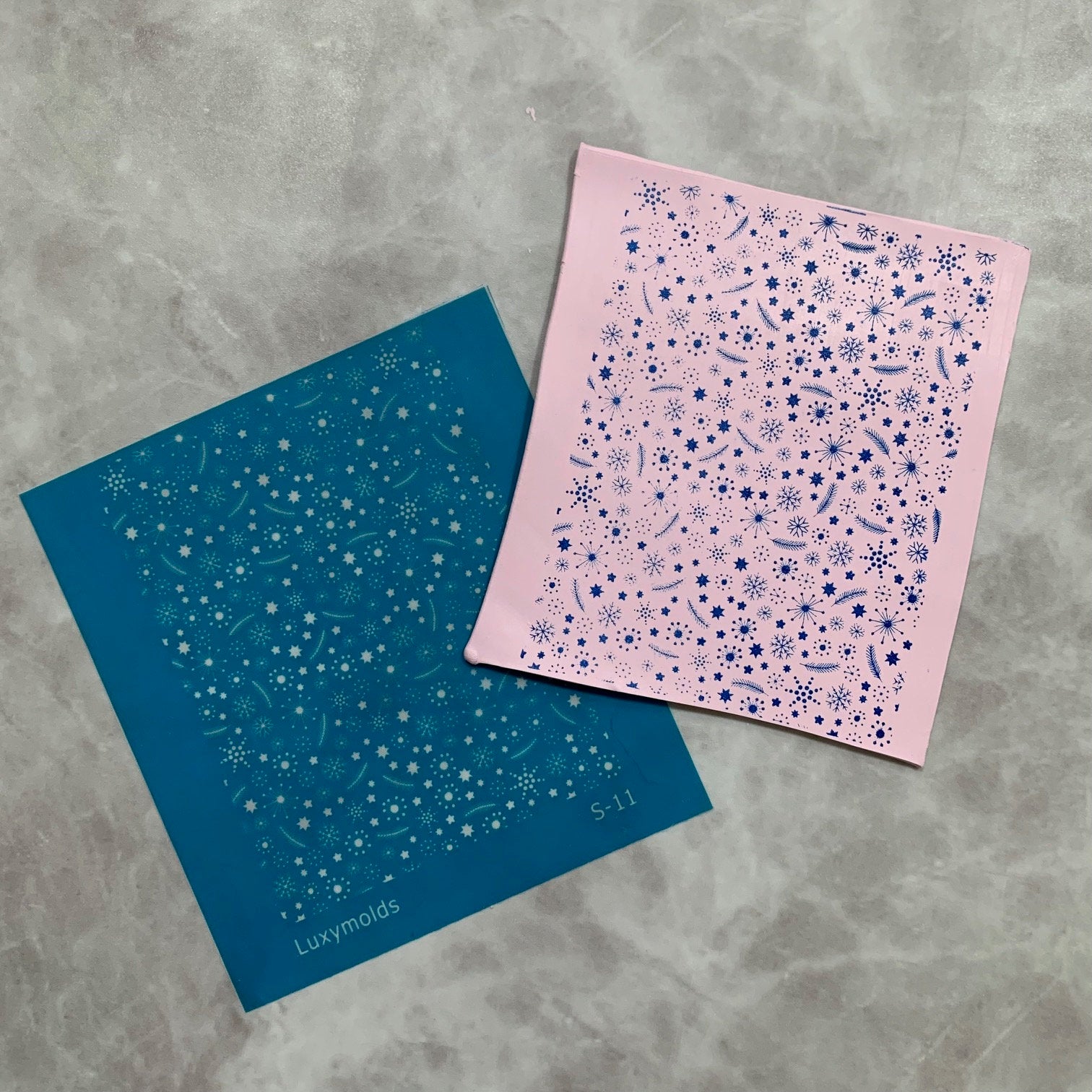 Silk screen stencil for polymer clay "Luxymolds" S-11
