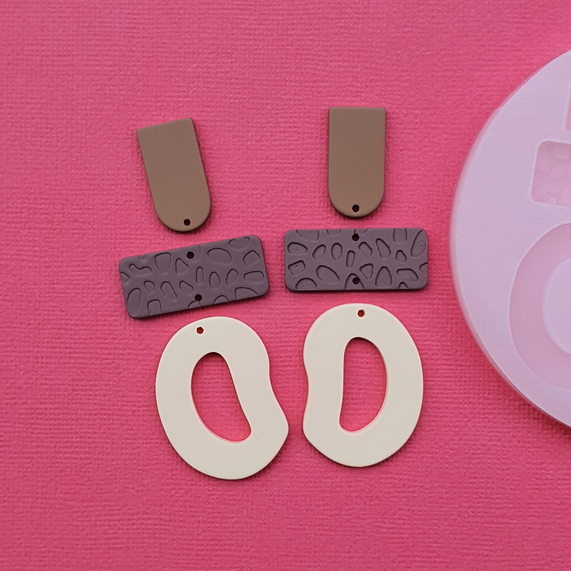 Silicone earrings mold mould for resin and epoxy