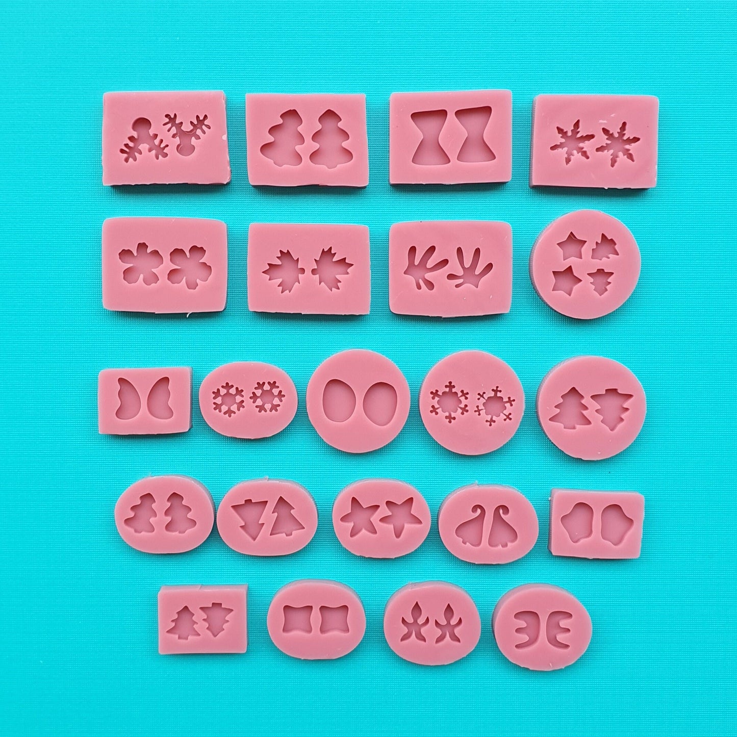 Silicone earrings molds for resin and epoxy mould for jewelry for stud earrings