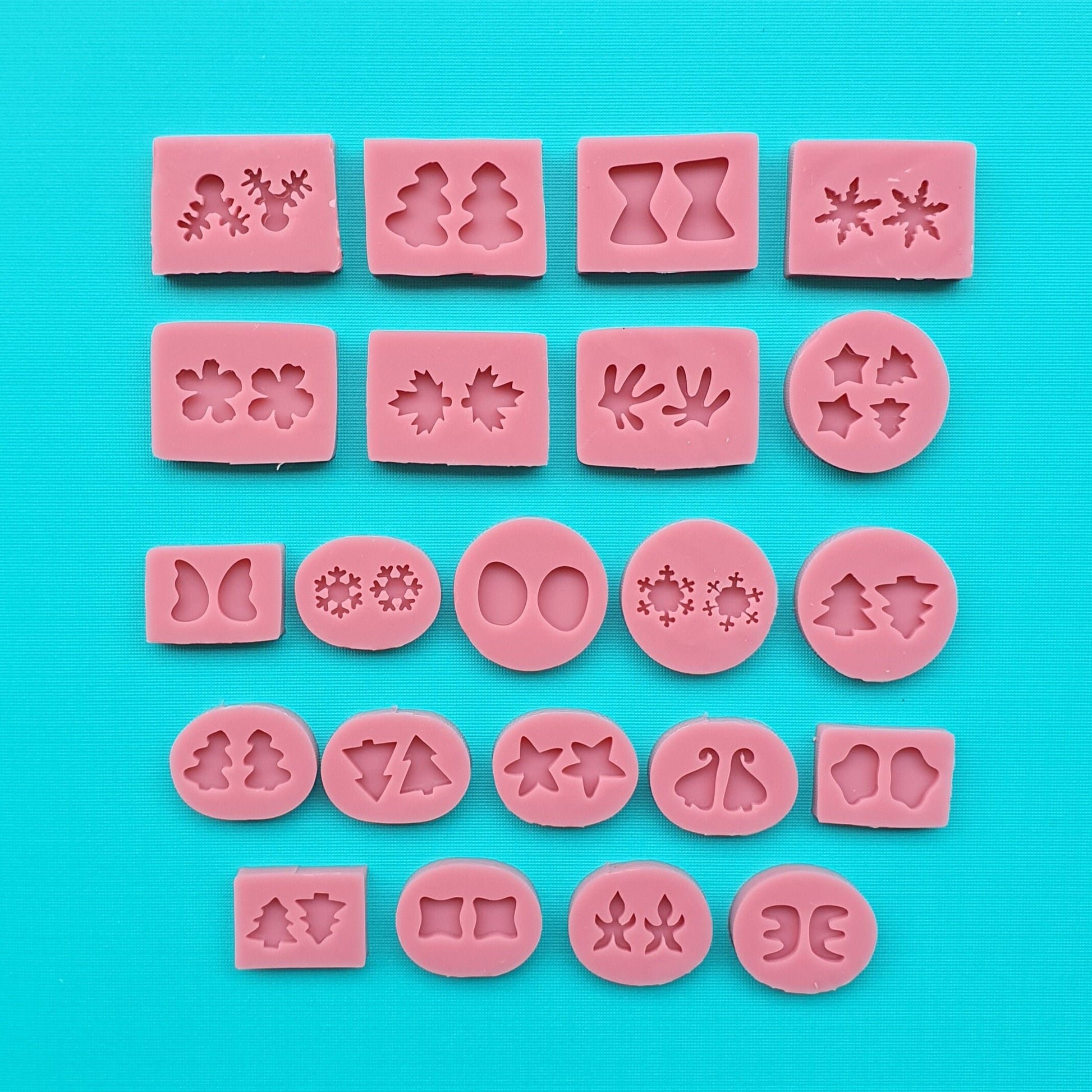 Silicone earrings molds for resin and epoxy mould for jewelry for stud earrings