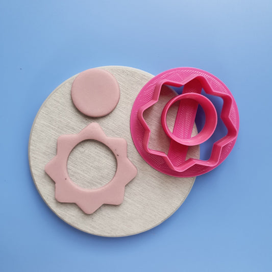Earrings Polymer clay 3D cutters Geometry Jewelry shape cutter