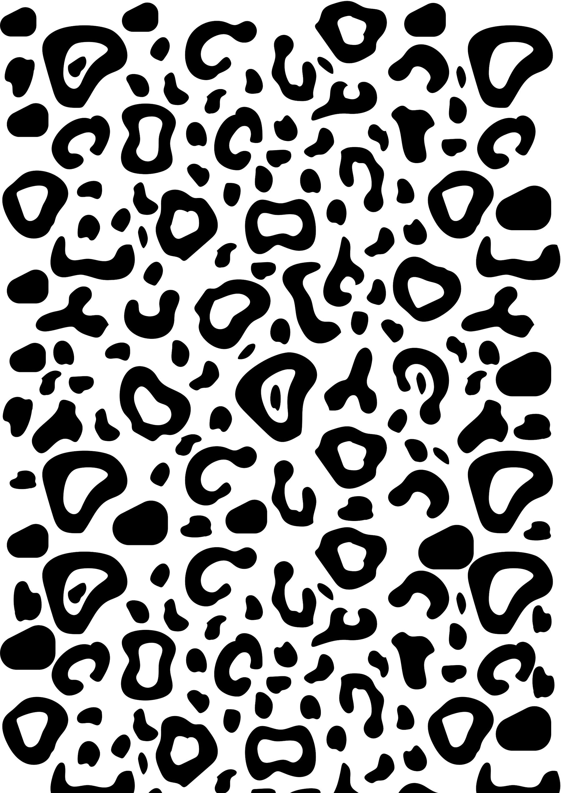 Silk screen stencil for polymer clay "Luxymolds" S-54 "Leopard"
