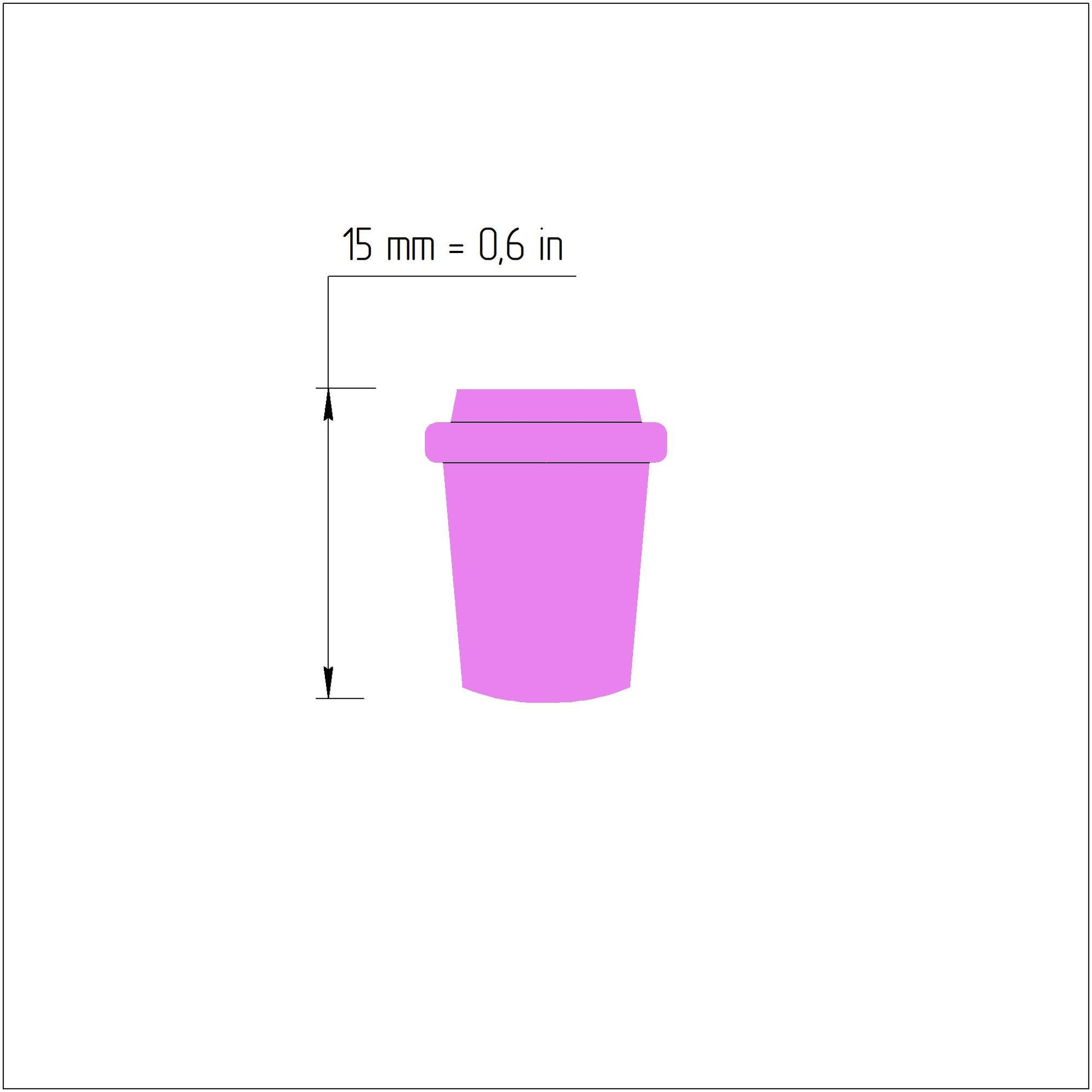 Clay cutters Jewelry Stud Earrings Coffee cutter