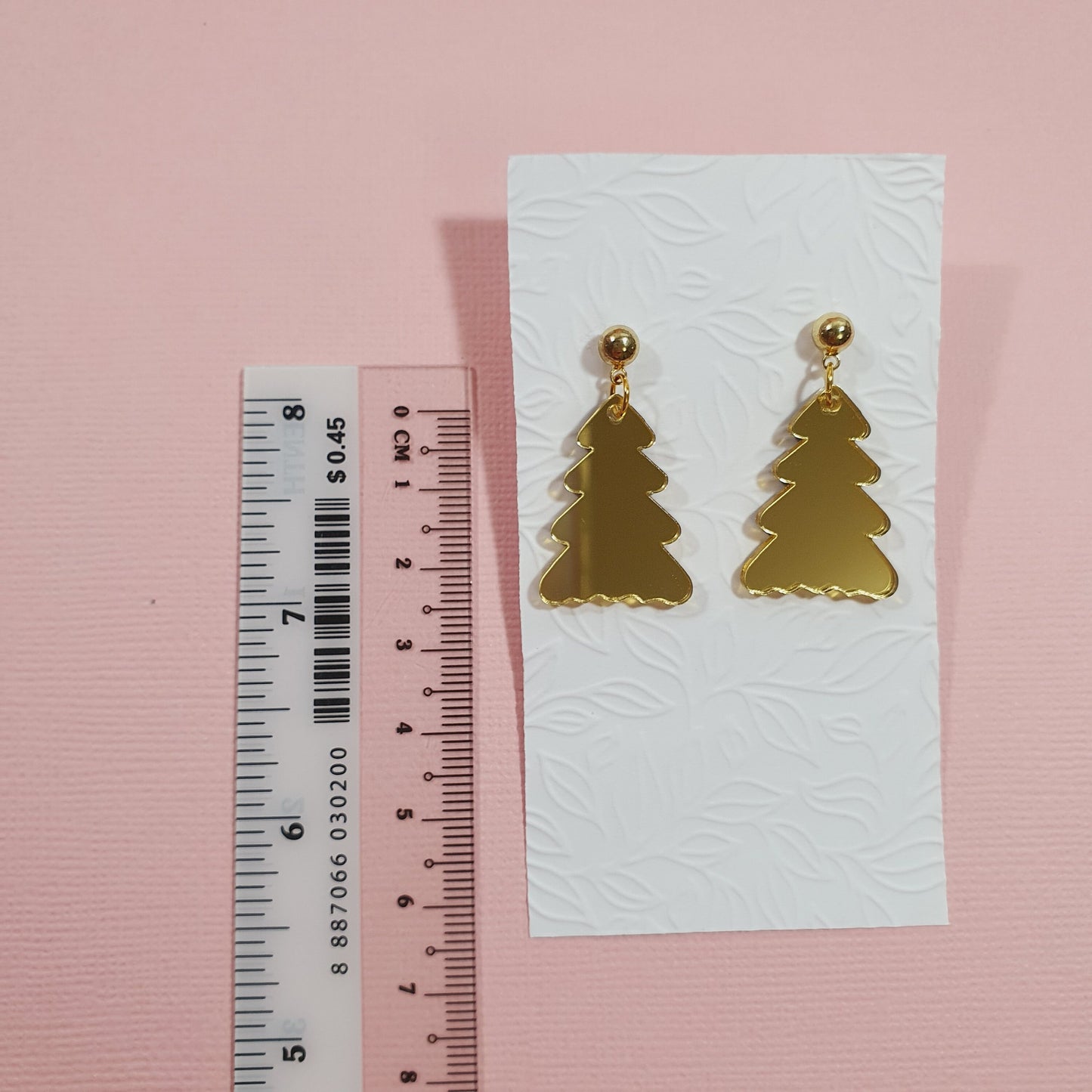 Silicone earrings mold mould for resin and epoxy "Christmas tree"