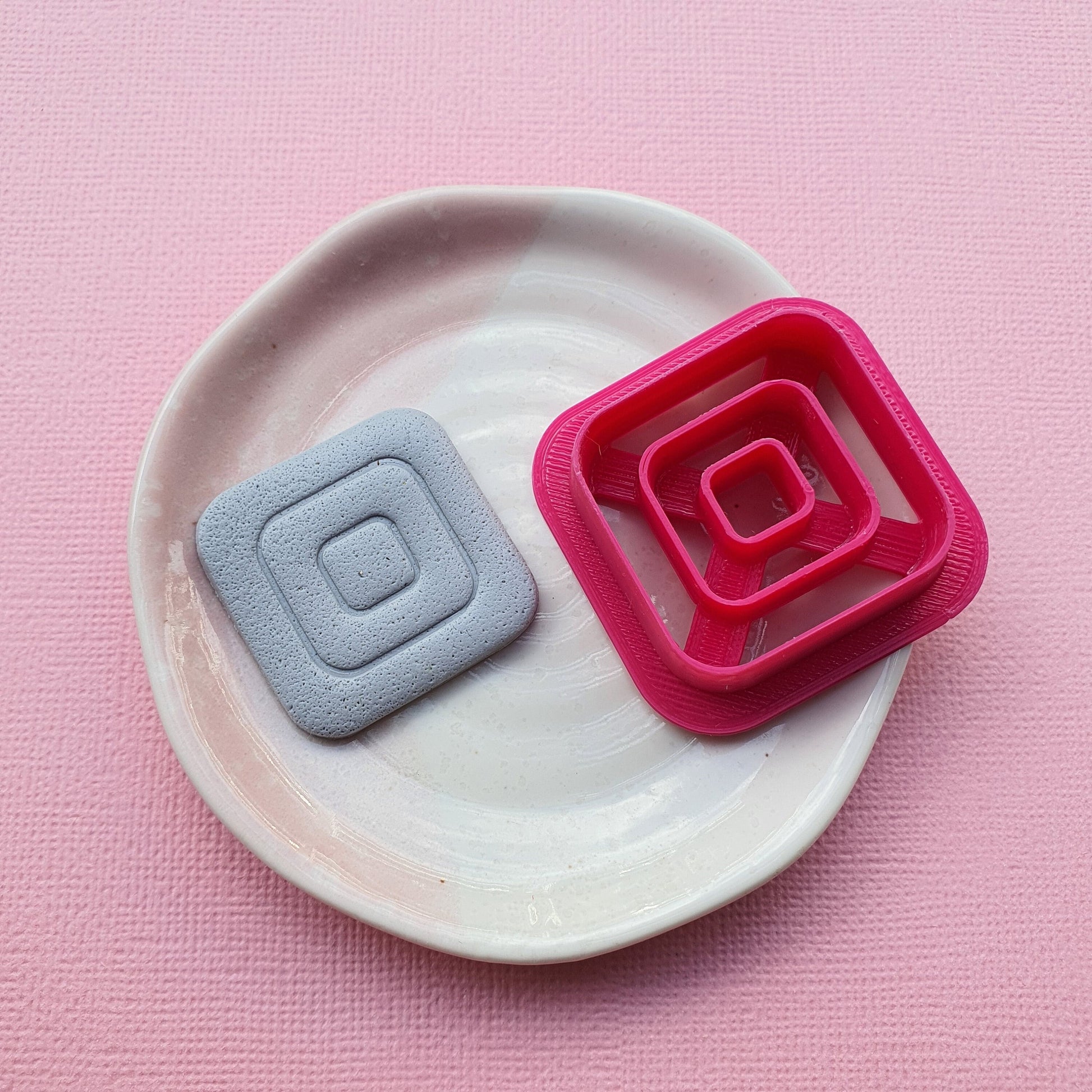 Earrings Polymer clay 3D cutters Jewelry shape cutter