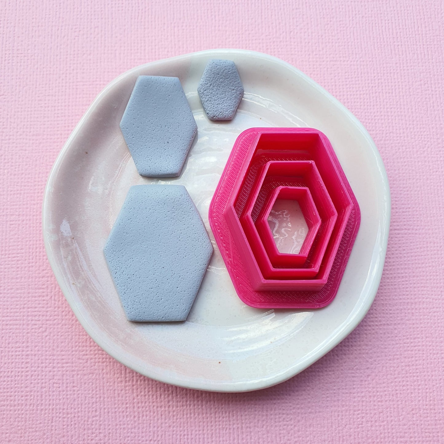 Earrings Polymer clay 3D cutters Jewelry shape cutter