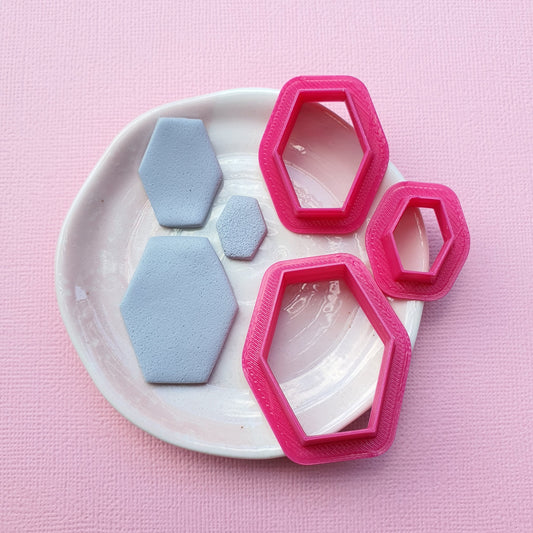 Earrings Polymer clay 3D cutters Jewelry shape cutter