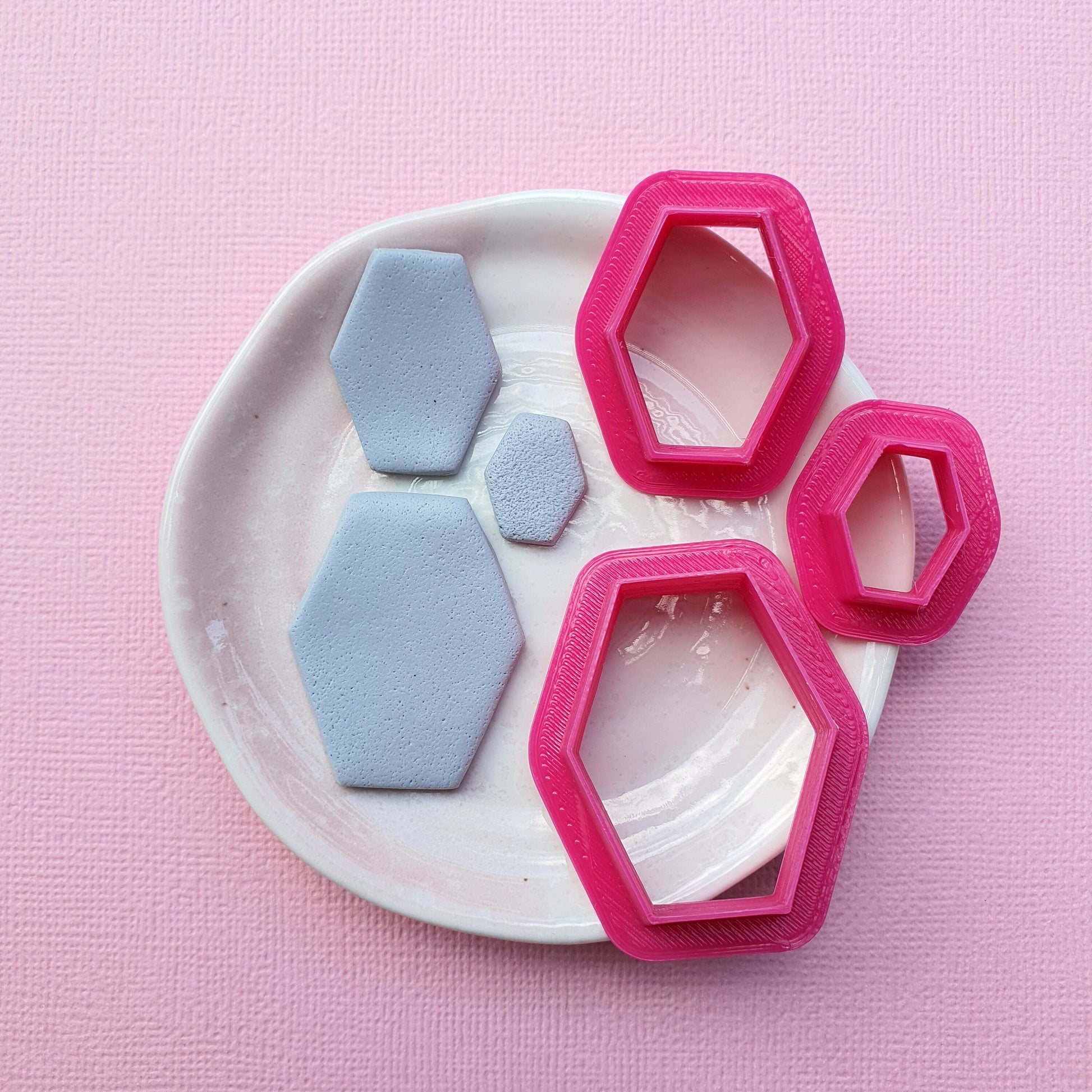 Earrings Polymer clay 3D cutters Jewelry shape cutter