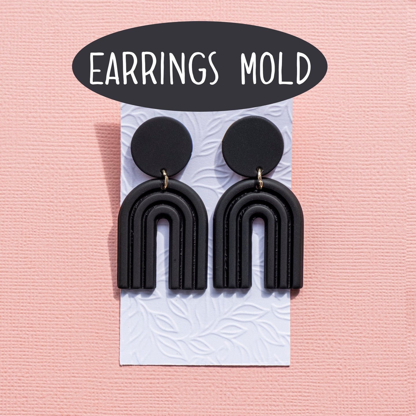 Silicone earrings mold mould for resin and epoxy
