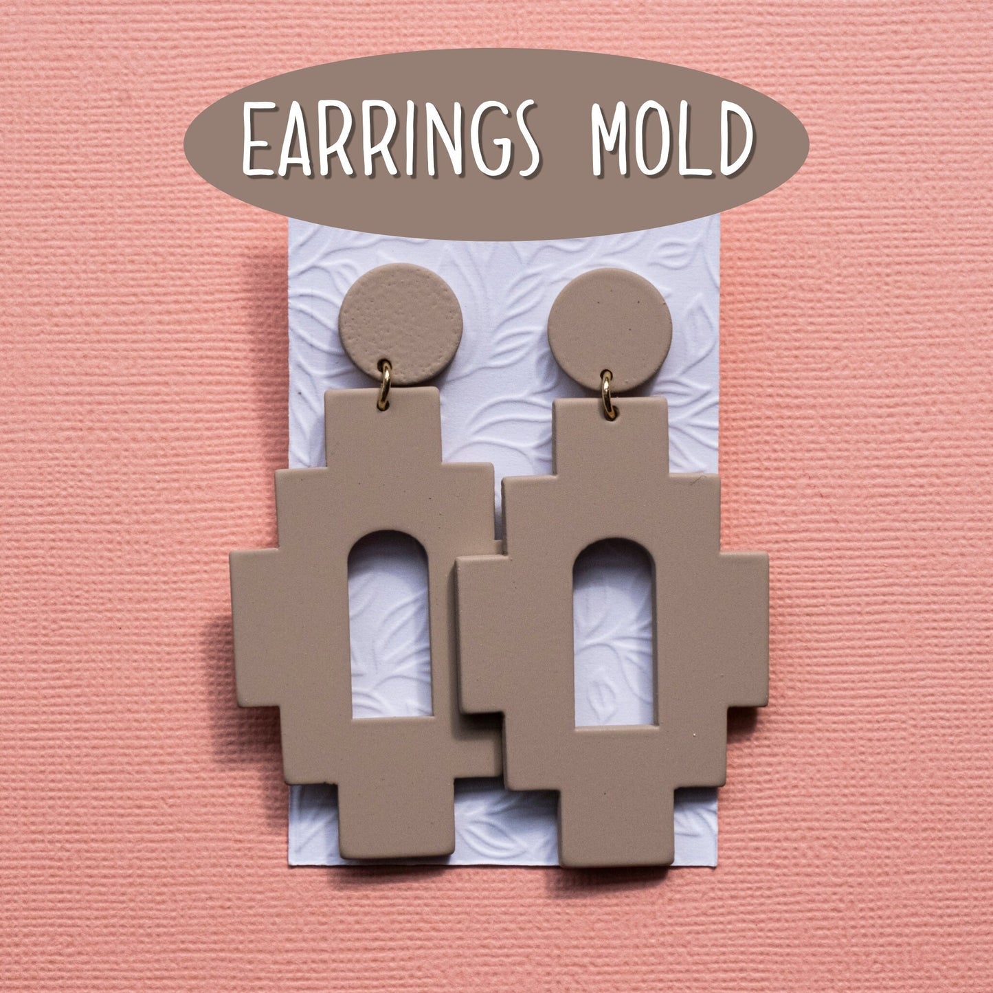 Silicone earrings mold mould for resin and epoxy