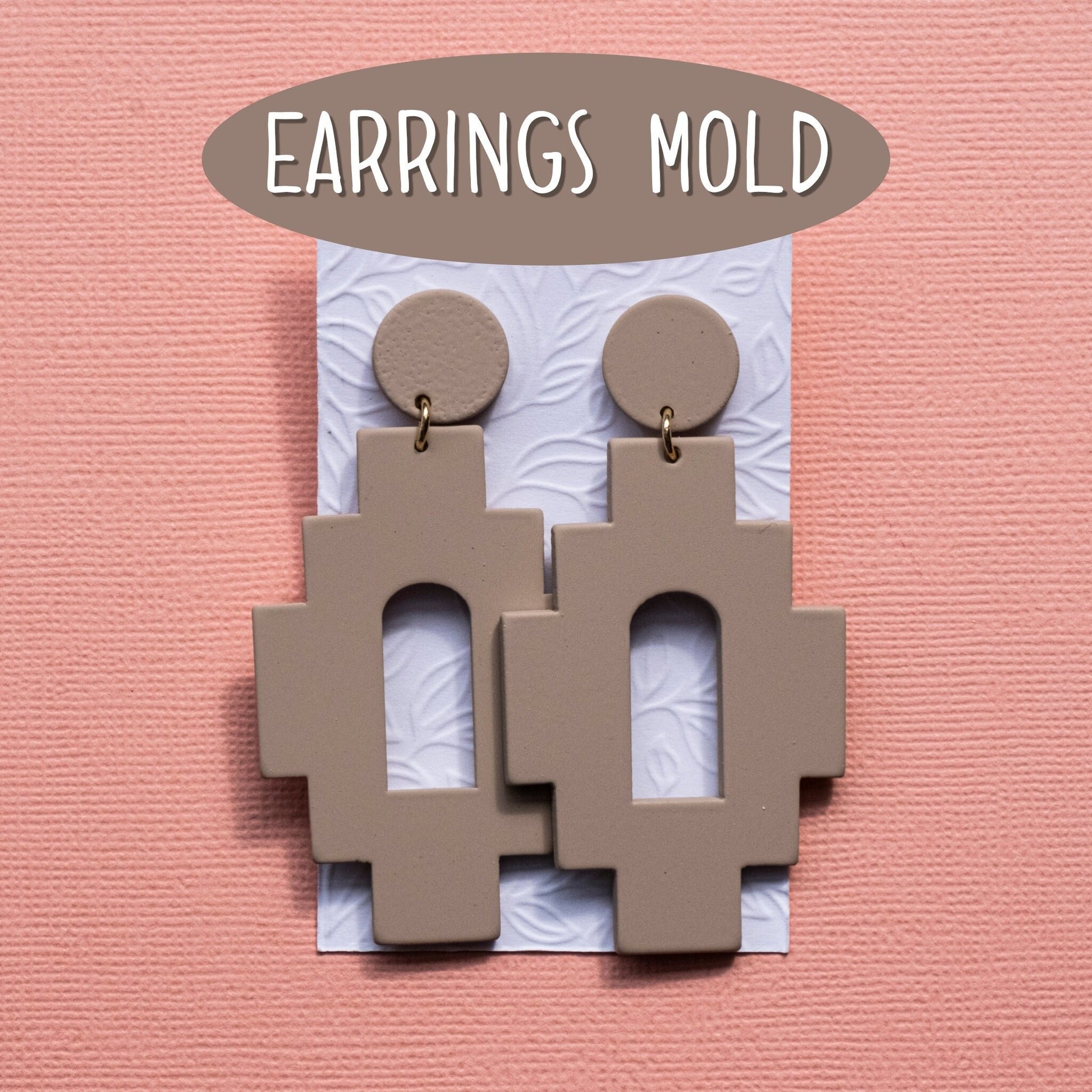 Silicone earrings mold mould for resin and epoxy
