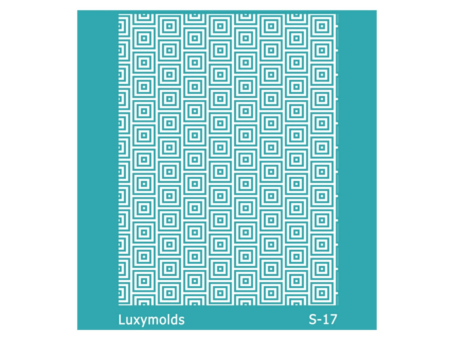 Silk screen stencil for polymer clay "Luxymolds" S-17