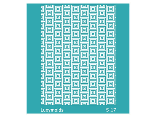 Silk screen stencil for polymer clay "Luxymolds" S-17