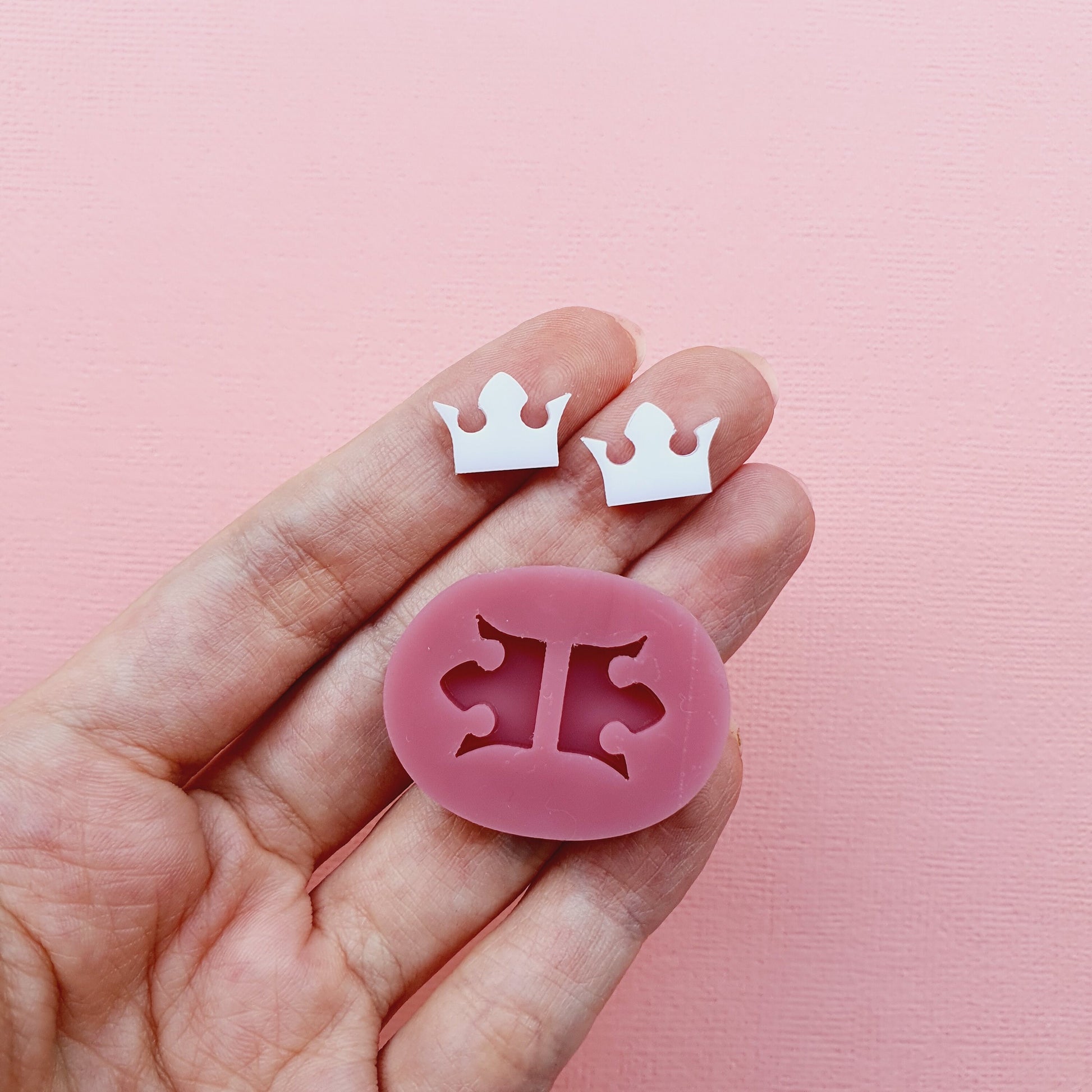 Silicone stud earrings mold Jewelry Resin mould for resin and epoxy