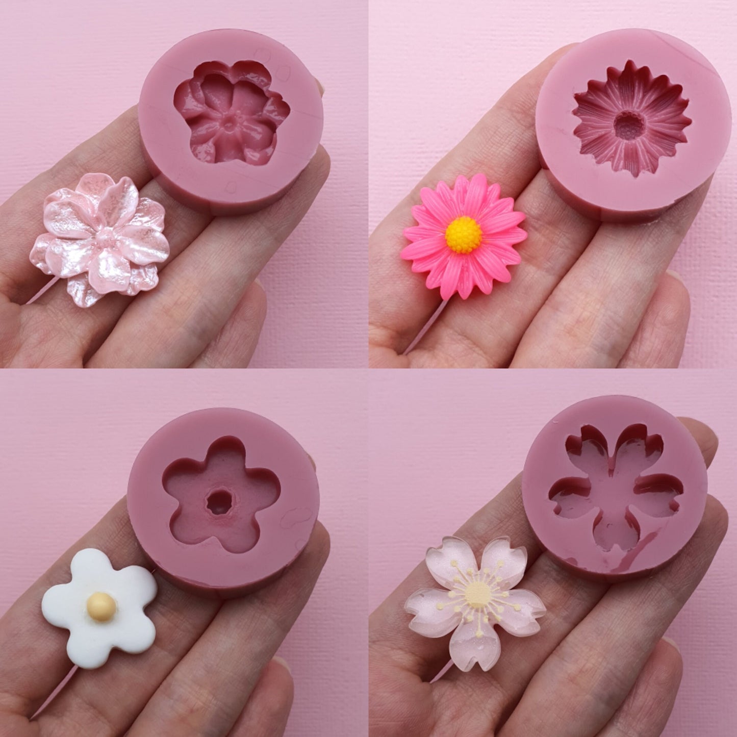 Silicone stud earrings mold Jewelry Resin mould for resin and epoxy