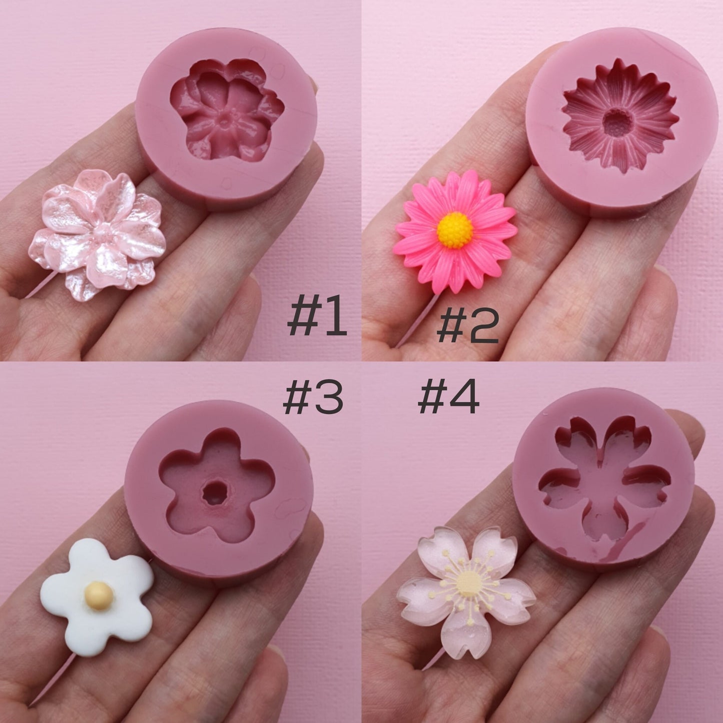 Silicone stud earrings mold Jewelry Resin mould for resin and epoxy