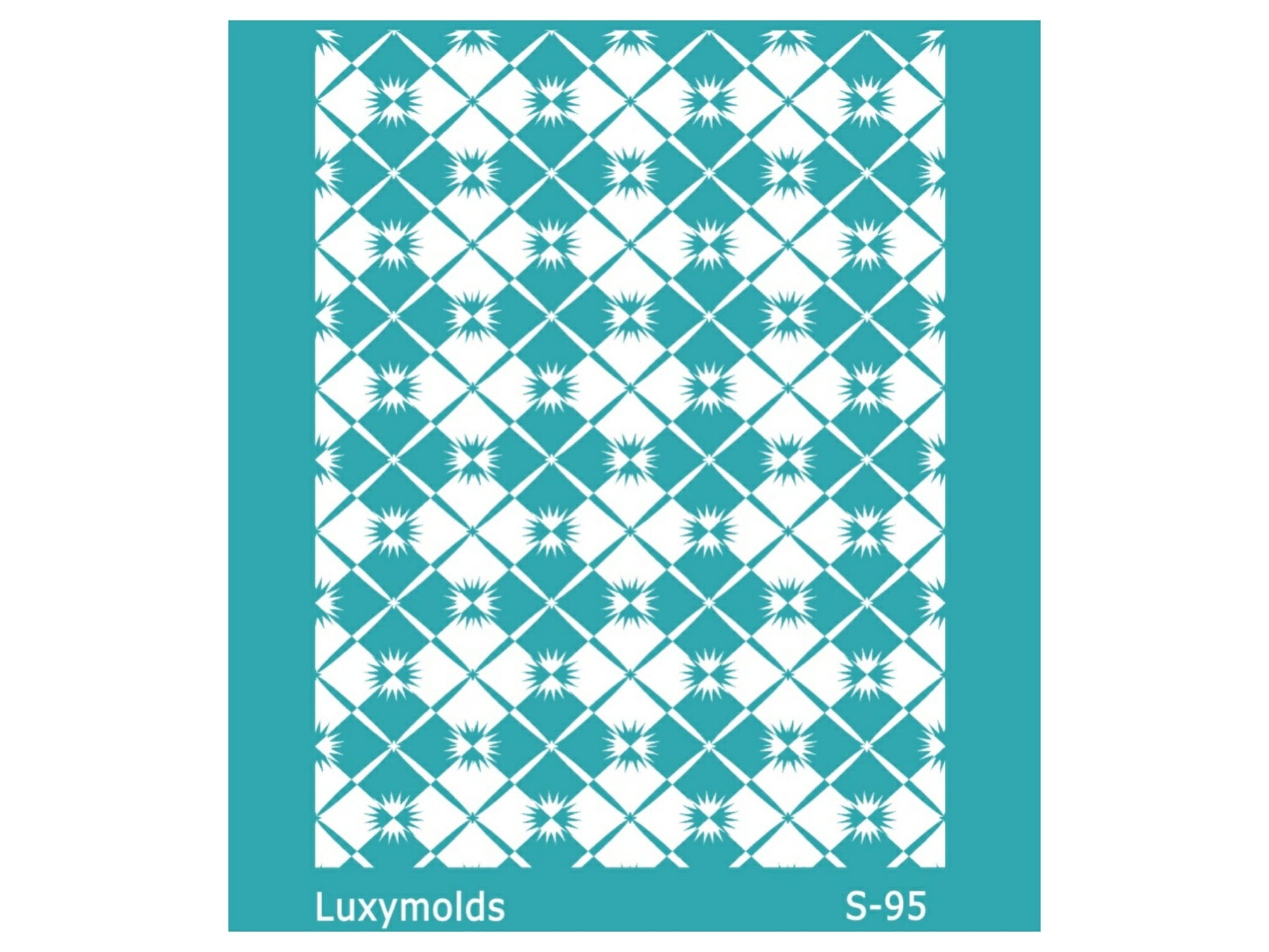 Silk screen stencil for polymer clay "Luxymolds" S-95