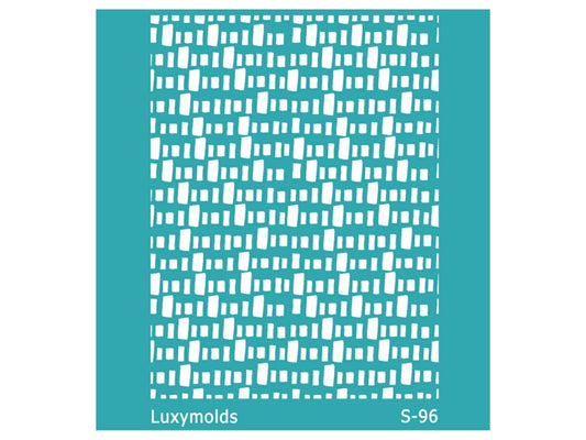 Silk screen stencil for polymer clay "Luxymolds" S-96