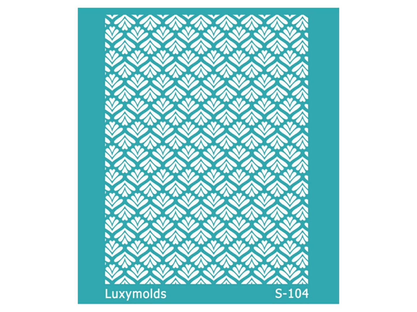 Silk screen stencil for polymer clay "Luxymolds" S-104