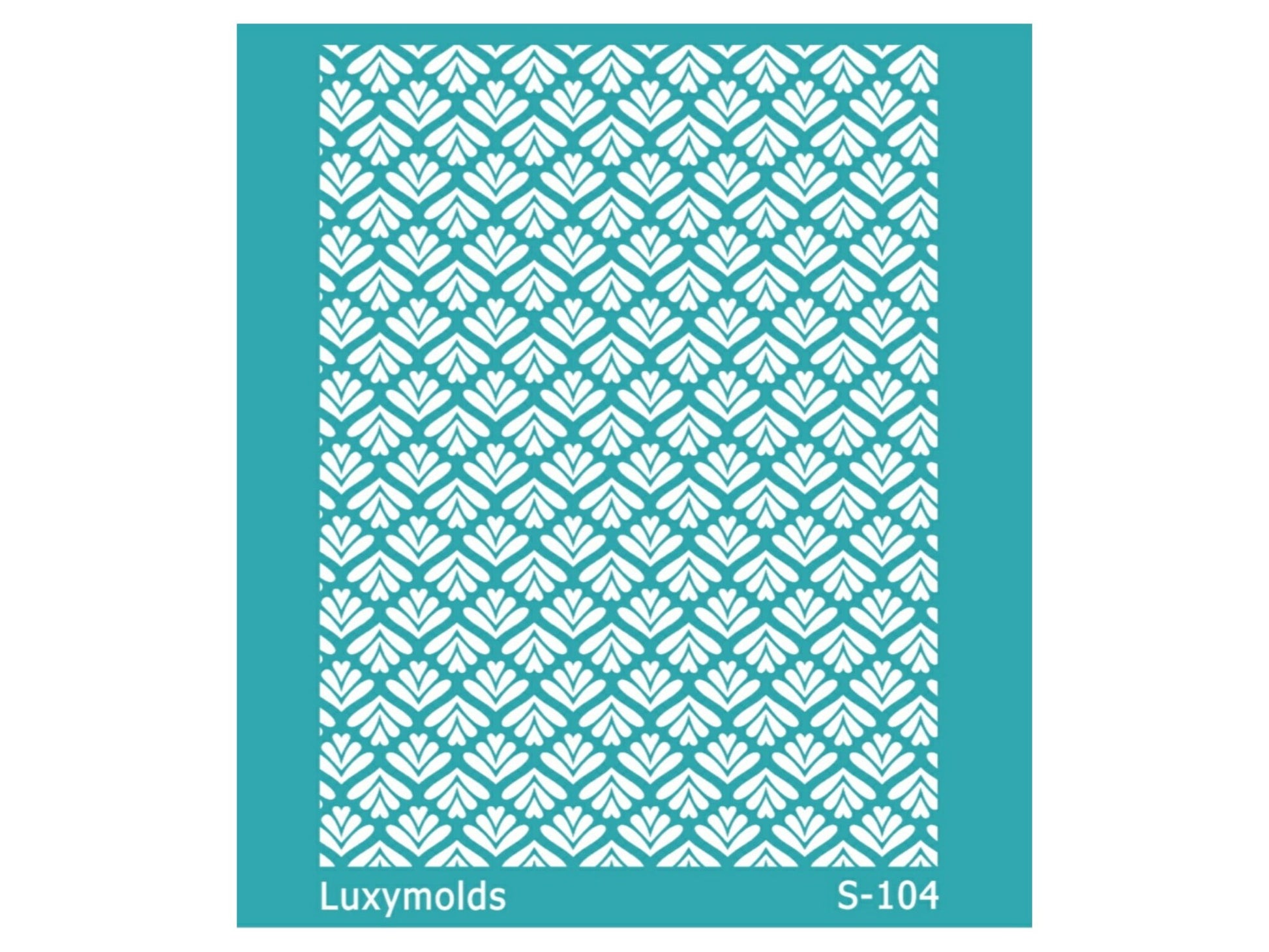 Silk screen stencil for polymer clay "Luxymolds" S-104