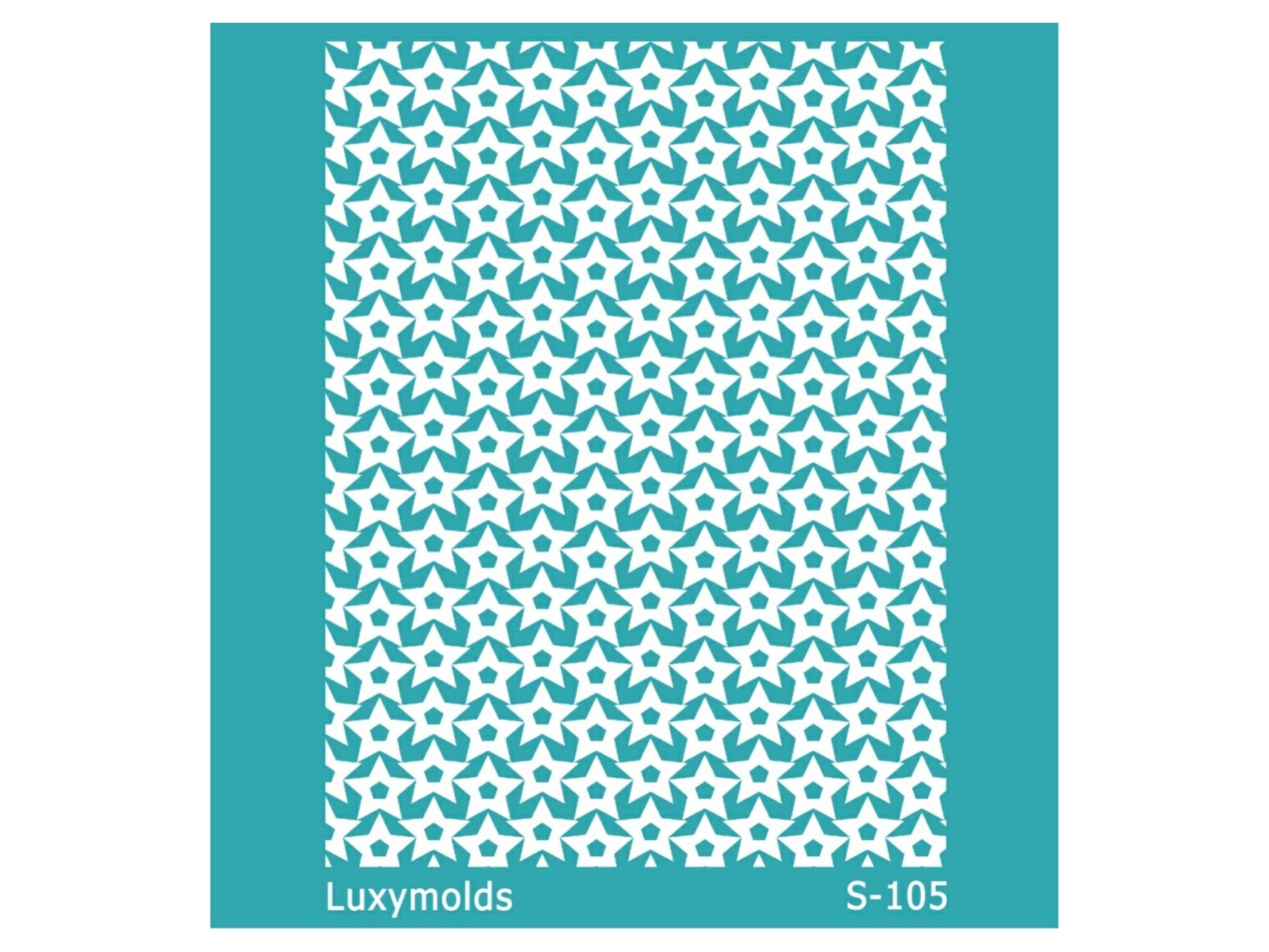Silk screen stencil for polymer clay "Luxymolds" S-105