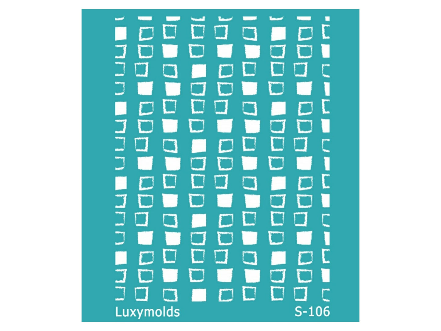 Silk screen stencil for polymer clay "Luxymolds" S-106