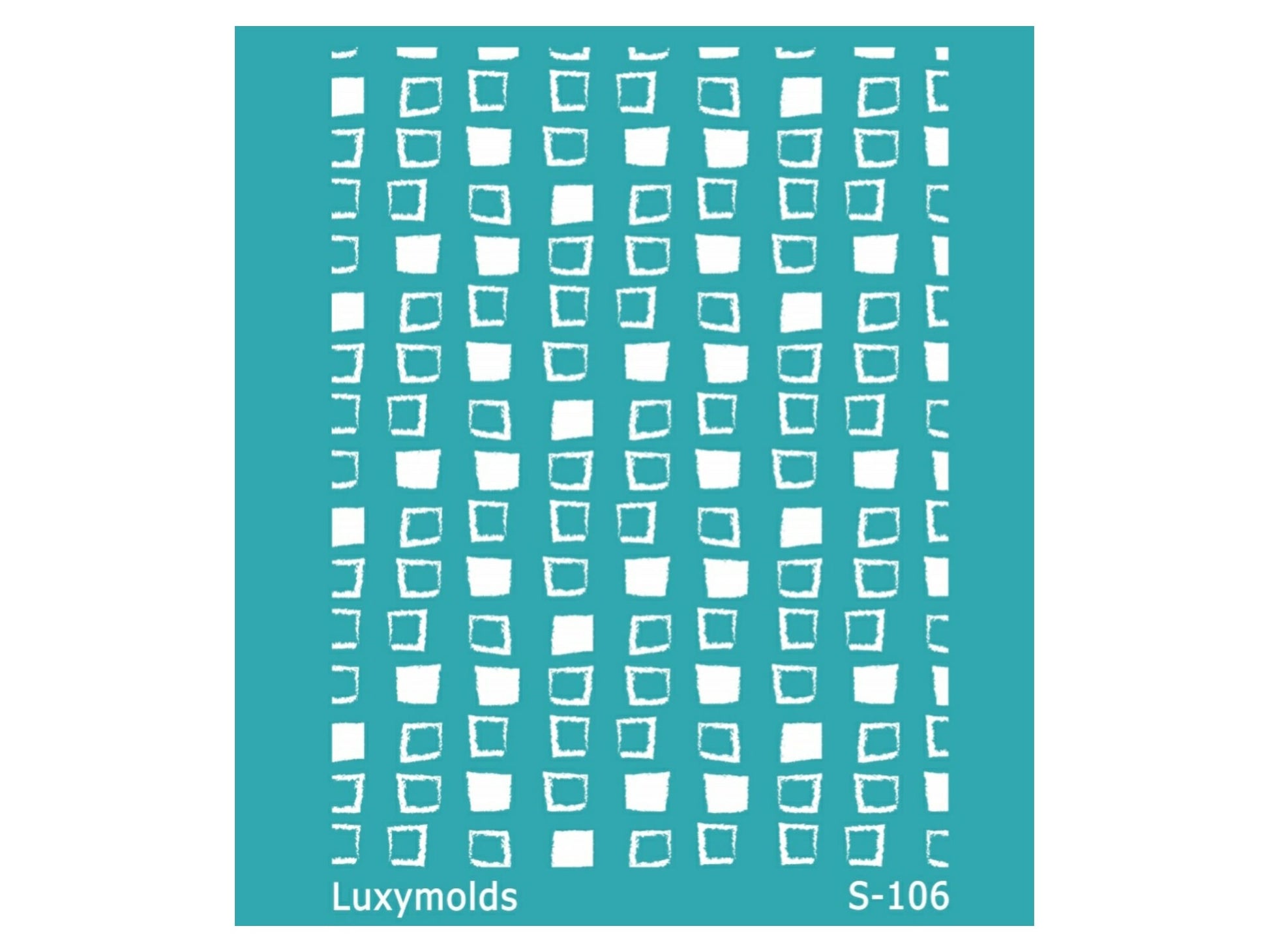 Silk screen stencil for polymer clay "Luxymolds" S-106
