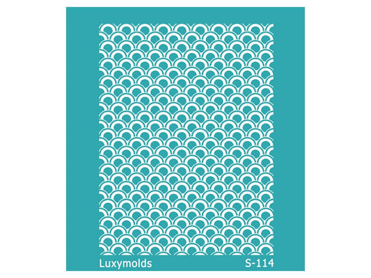 Silk screen stencil for polymer clay "Luxymolds" S-114