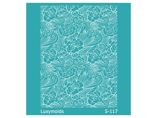 Silk screen stencil for polymer clay "Luxymolds" S-117