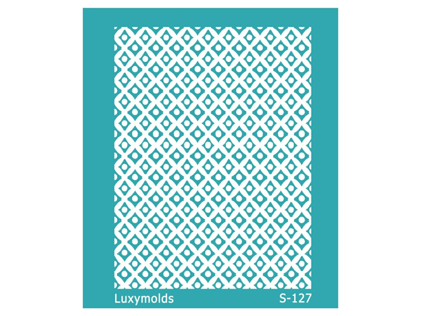 Silk screen stencil for polymer clay "Luxymolds" S-127