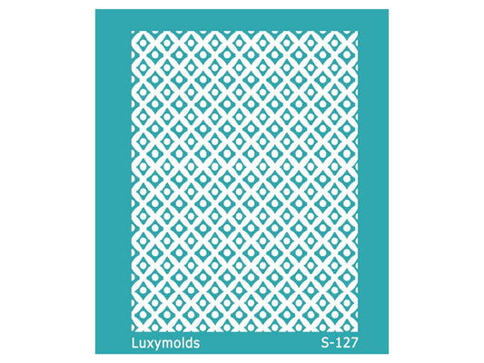 Silk screen stencil for polymer clay "Luxymolds" S-127