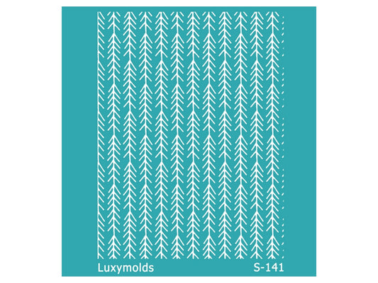 Silk screen stencil for polymer clay "Luxymolds" S-141