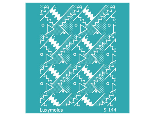 Silk screen stencil for polymer clay "Luxymolds" S-144